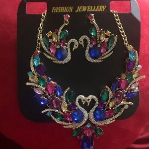 Swann fashion jewelry set